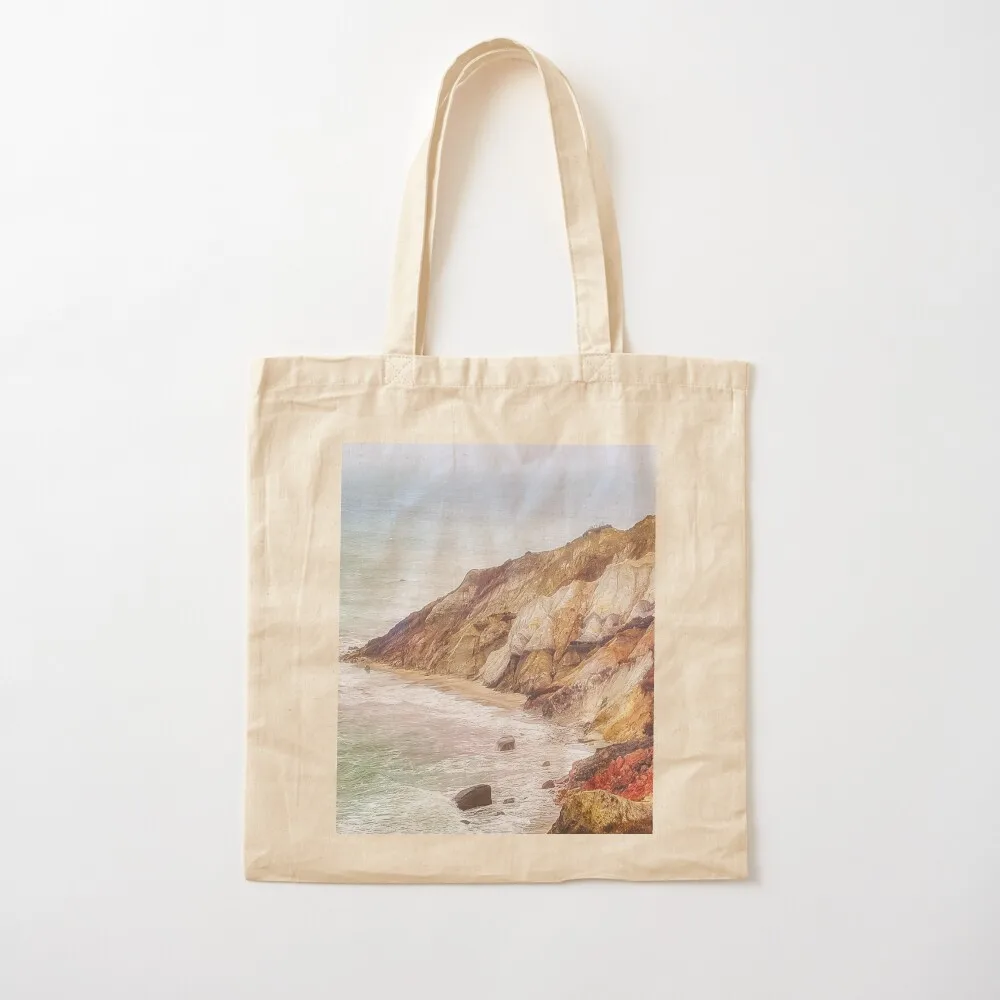 

Aquinnah Cliffs in Martha's Vineyard Tote Bag sacs de shopping tote bags cloth bags Shopper handbag Cloth bag