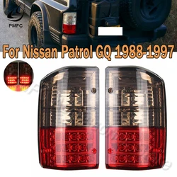 PMFC Tail Light Brake Stop Fog Light Headlight Fog Lamp Bumper Light Red\Smoked Tail light For Nissan Patrol GQ 1988 1988-1997
