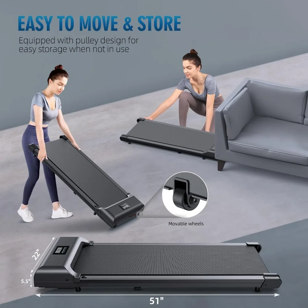 Walking Pad，Under Desk Treadmill 2 in 1 Treadmills，Portable Walking Treadmill 2.5HP image 5