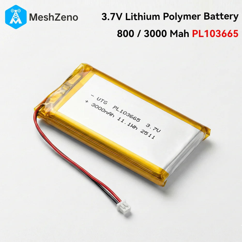 Heltec 3.7V Lipo Battery PL802540 Lithium Battery Li Polymer Batteries for T114 V2 LoRa 32 V3 Dev-board LoRa Node 800/3000Mah