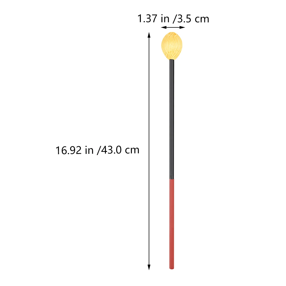 

2pcs Xylophone Hammers Marimba Mallets Sticks For Percussion Instrument Accessories Durable Wooden Hammer Smooth Surface No