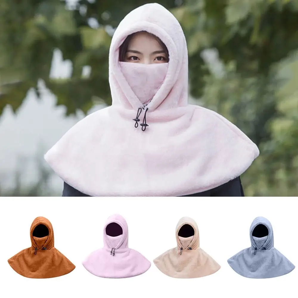 

Warm Scarf Autumn Winter Cap Soft Thickened Shawl Motorcycle Beanie Caps Neck Warmer Modified Decor Accessories Warmer Bonnet