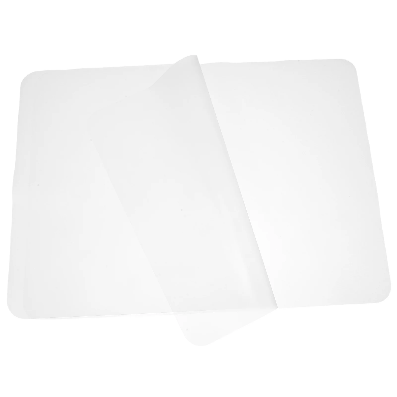 

2pcs Silicone Heat Resistant Table Mat Non-Stick Waterproof Counter Protector For Kitchen Cooking Crafting Dining Pad