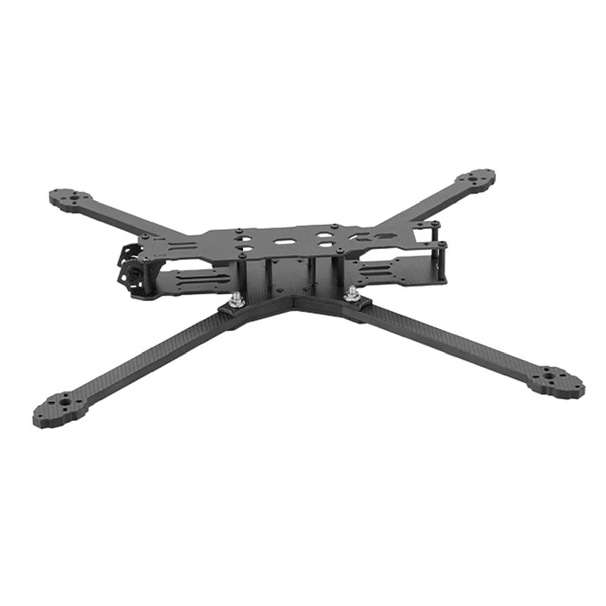 CCDD X10 10 นิ้วคาร์บอนไฟเบอร์กรอบ Traverser Kit 440mm ฐานล้อพร้อมแผงด้านข้าง FPV Drone บวก X-Row Racks