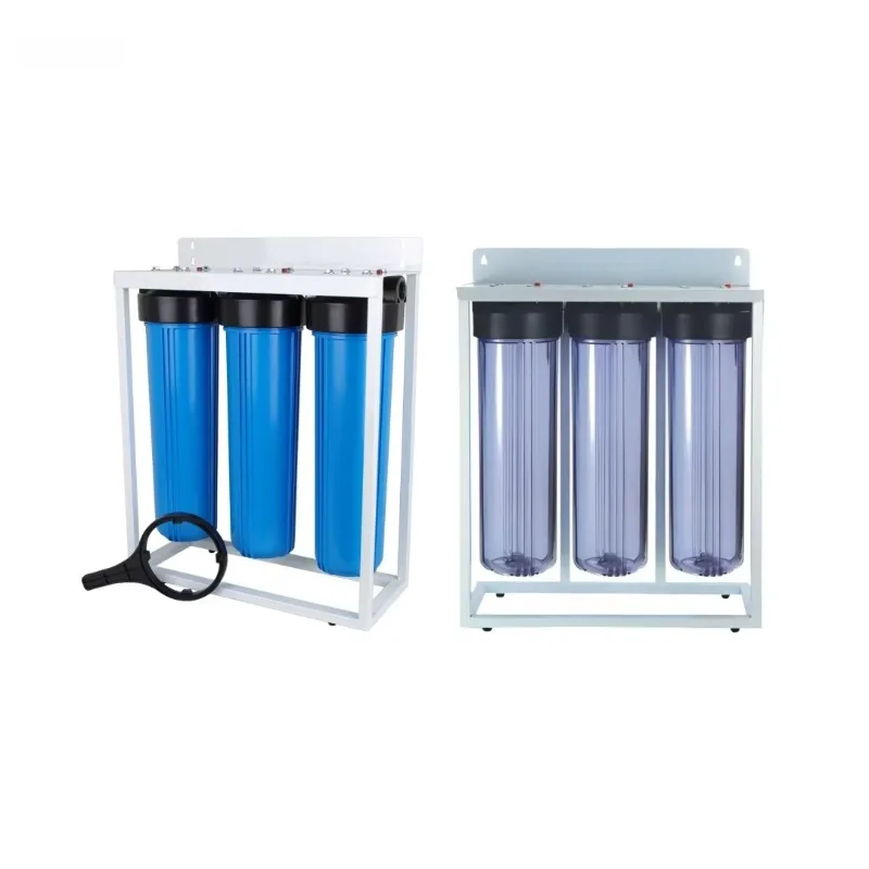 10"/20" Big Blue Water Treatment Equipment  with Brass/plastic Port and Frame