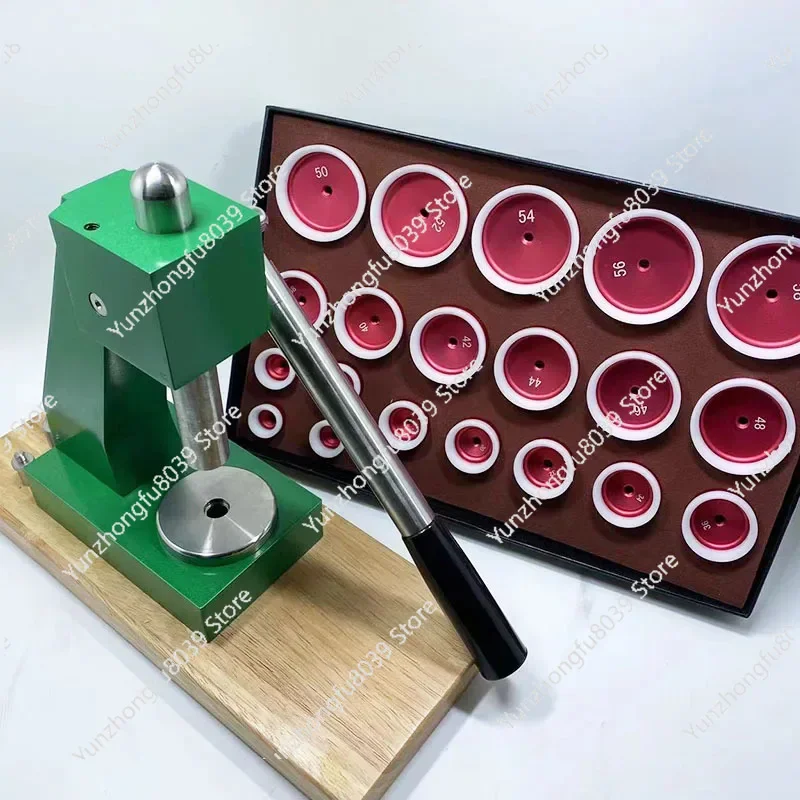 25Pcs Capping Machine Dies Back Cover Press Presser Closer Aluminum Mold Accessories Watch Repair Tool Watchmaker