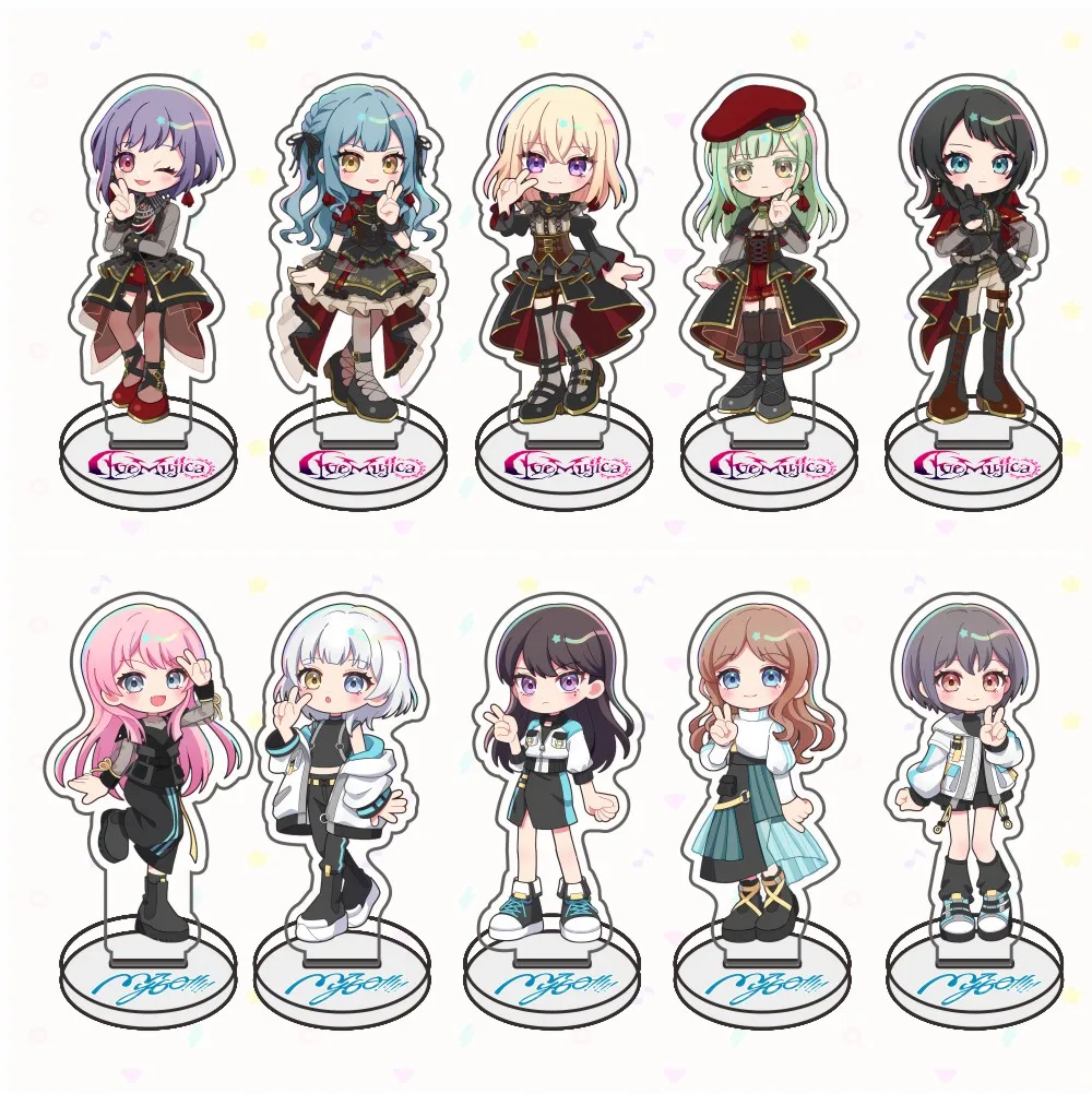 Anime Game BanG Dream! Cosplay Acrylic Stands keychains Soyo Anon Mutsumi Sakiko Mashiro Maruyama Aya Rana Funny Sign Fans Gifts