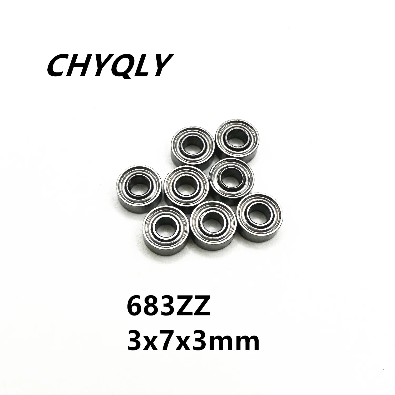 10 sztuk 683ZZ L-730ZZ 3x7x3mm łożysko kulkowe zwykłe miniaturowe łożysko wysokiej jakości zaawansowane wysokiej prędkości 683Z