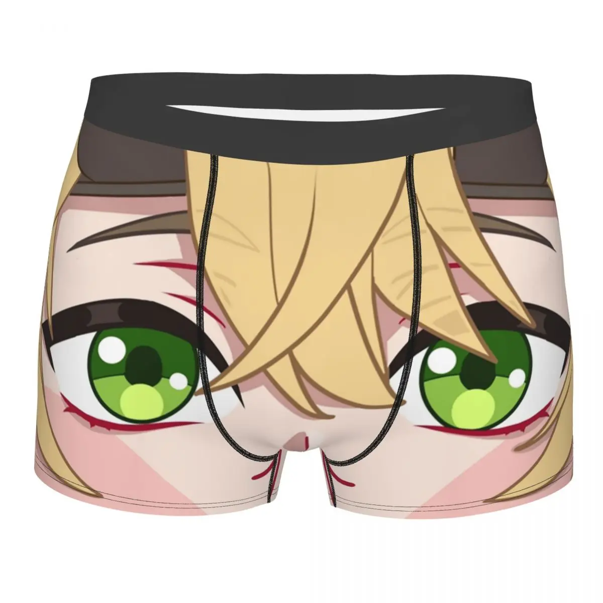 

Мужские трусы-боксеры Custom Genshin Impact Thoma Face с забавным принтом, эластичные