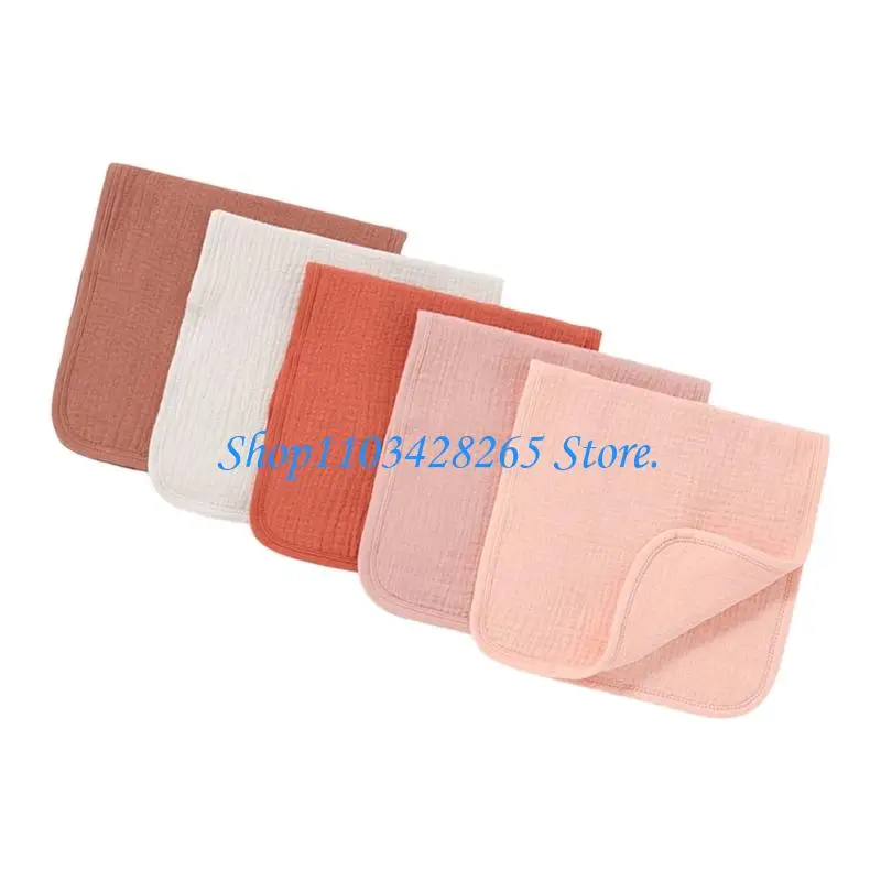 مجموعة استشهادات لعاب الطفل مكونة من 5 أجزاء ملابس تمريض من القطن العضوي قابلة للاختراق للغاية لتغذية الرضع والبصق وG2TE