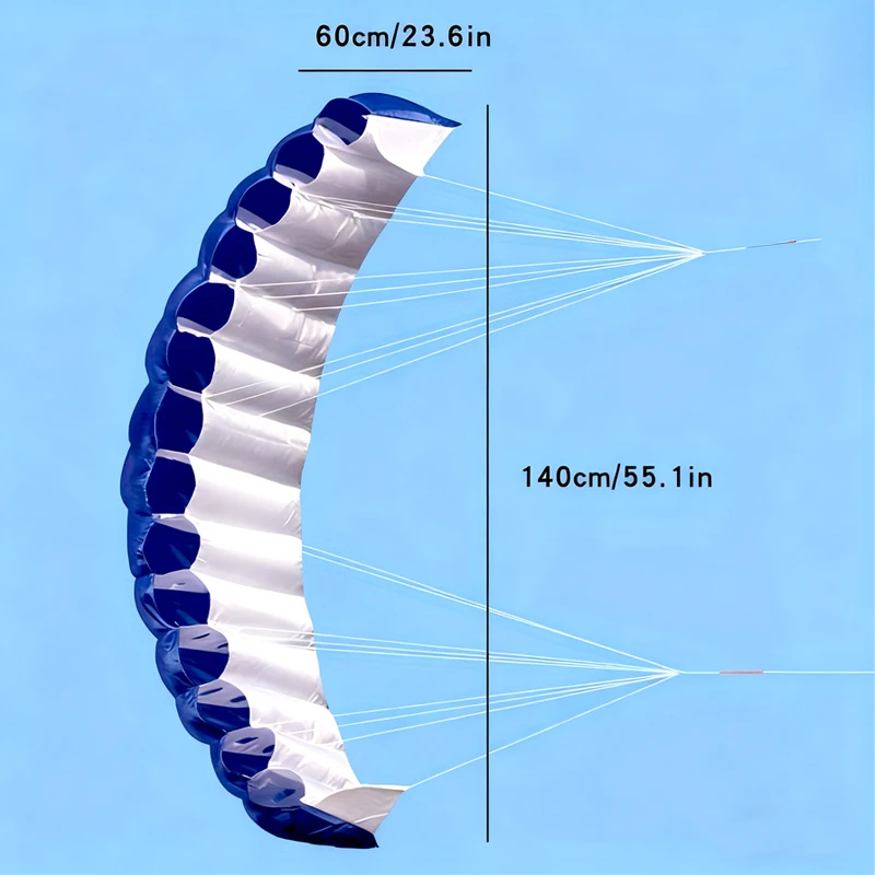 طائرة ورقية مزدوجة الخط طائرة ورقية للشاطئ طائرة ورقية قوية من النايلون المظلي طائرة ورقية لركوب الأمواج طائرات ورقية رياضية احترافية طائرات ورقية للرياح للمبتدئين الجدد