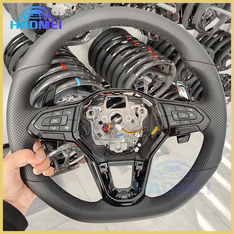 Steering Wheel Suitable For Golf 8, GTI, MK8, Equipped With Buttons/Switches, Paddles, Auto Parts