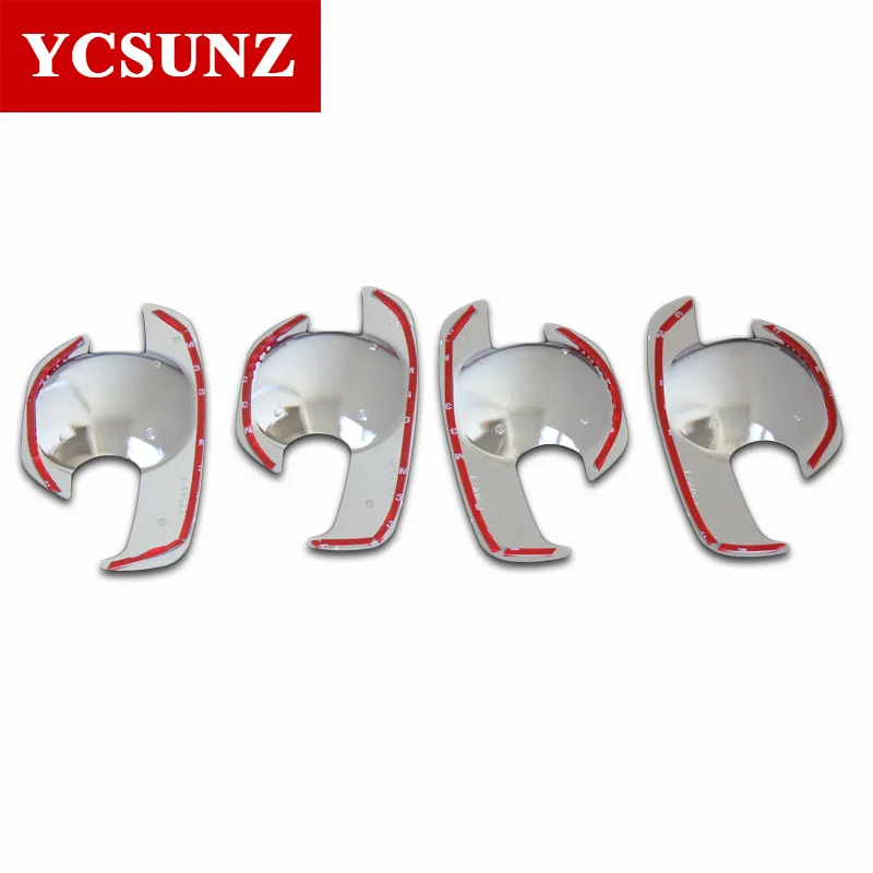 ABS Car Accessories Chrome Black Door Handle Bowl Cover For Toyota Hilux Vigo 2005 2006 2007 2008 2009 2010 2011