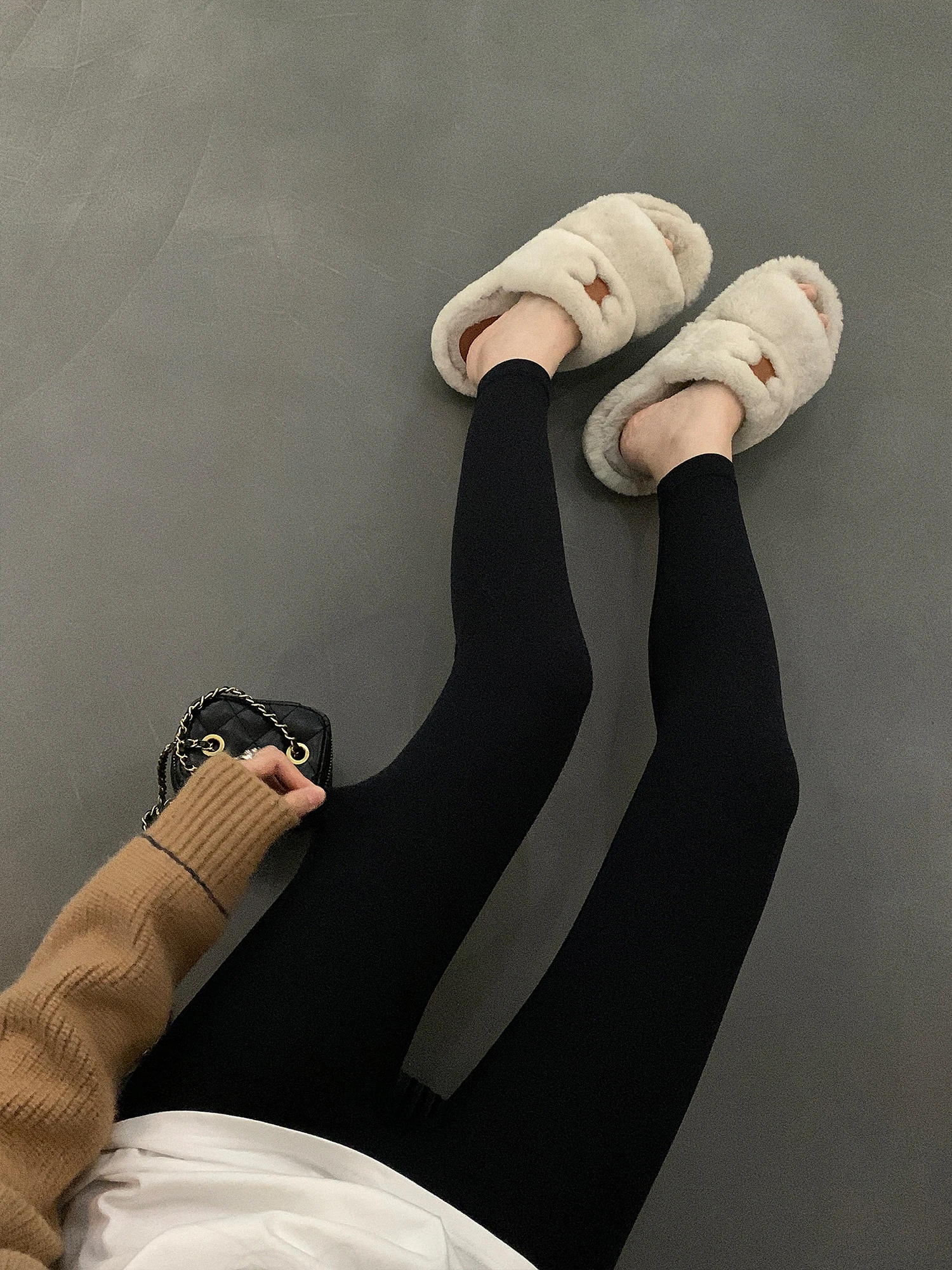 

Women's Slimming a Leggings Autumn Winter Elastic Bla Outerwear Small Foot Pants Casual Long Trousers Middle Waist