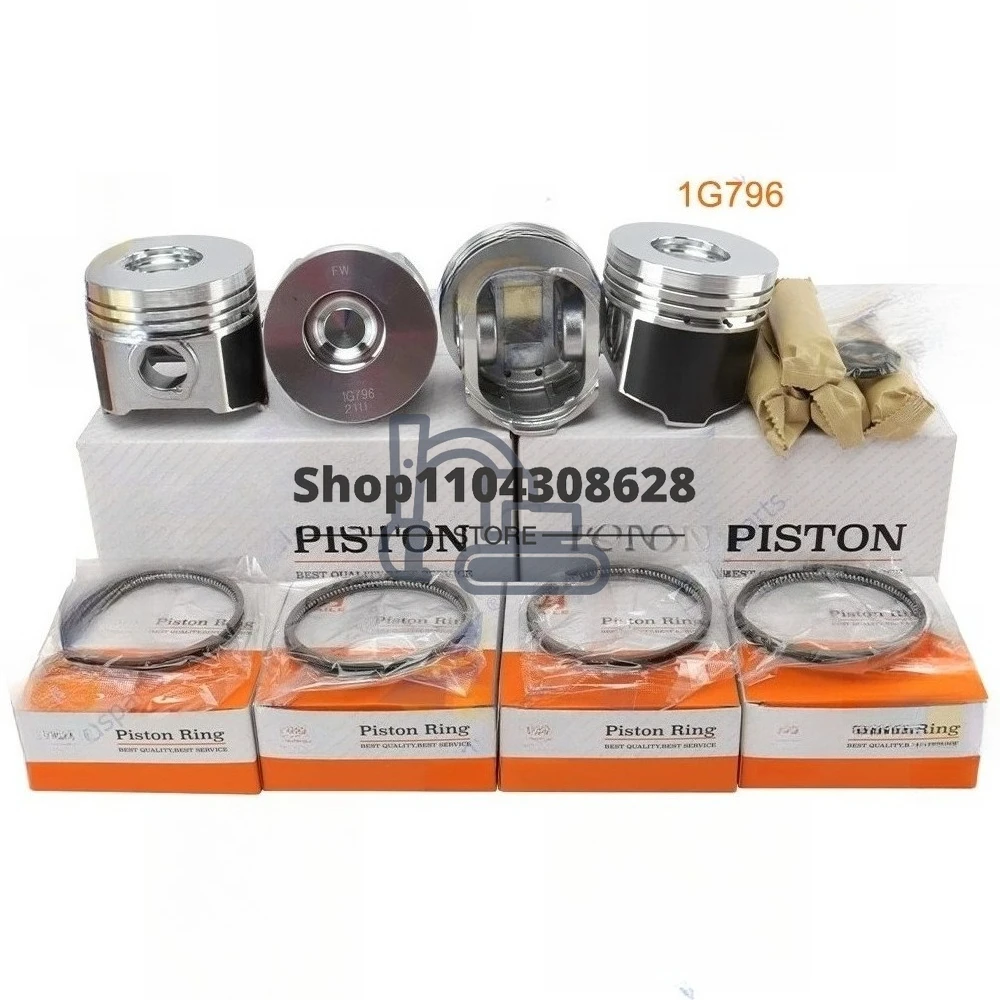 1G796-21112 1G861 For Kubota V2203 V2403 V2403-1 Overhaul Rebuild Kit Piston + Rings Engine Parts