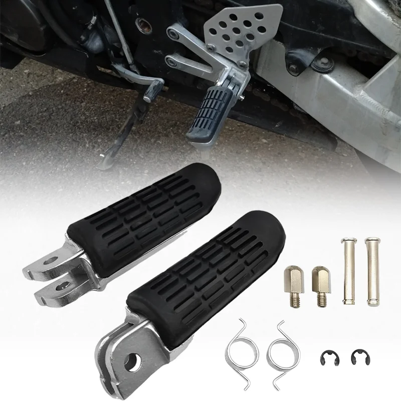 

Motorcycle Front Footrests Foot Pegs for Honda CB400 SF CB600 Hornet CBR600 CBR750F 1000F CB750 1300SF F2 F3 VTR1000F VFR800