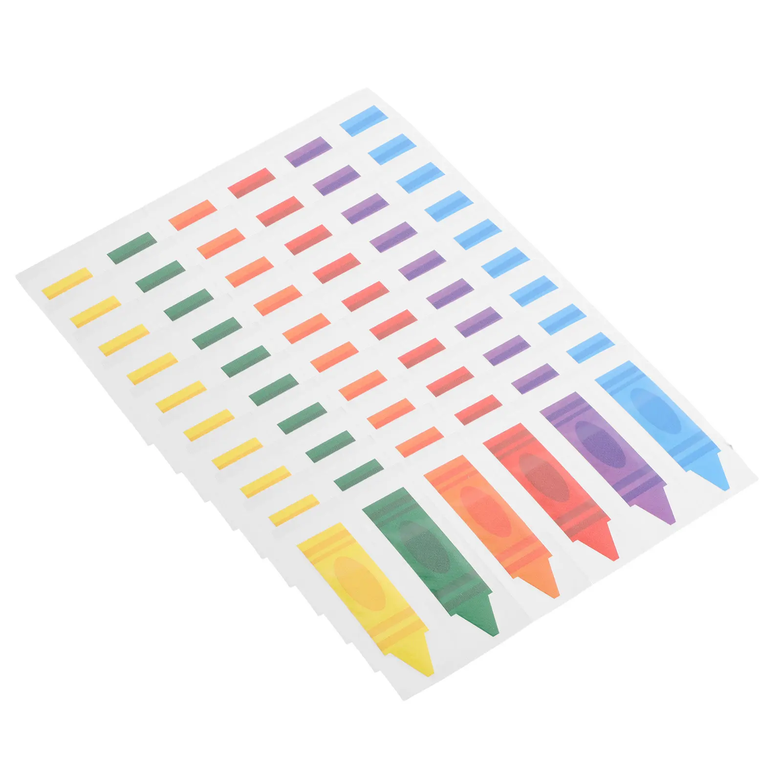 60Pcs Waterproof Crayon Bandages for Kids Breathable Cartoon Shaped Adhesive Wound Patches Small Cute Fingertip Bandages Bulk