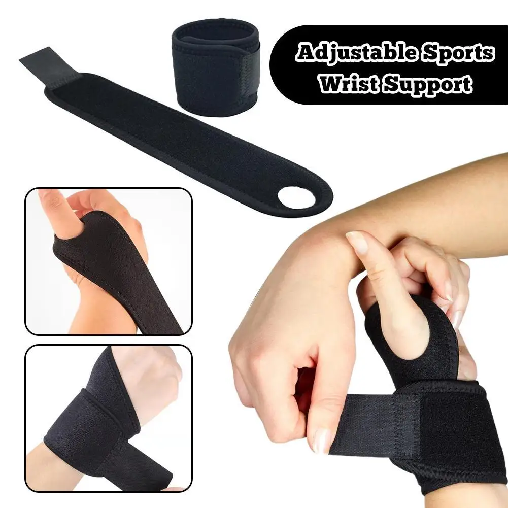 

1pcs Adjustable Wristbands Brace Support Wrap Strap Hand Carpal Tunnel Brace Fitness Suitable Both Right Left Hand Health Care