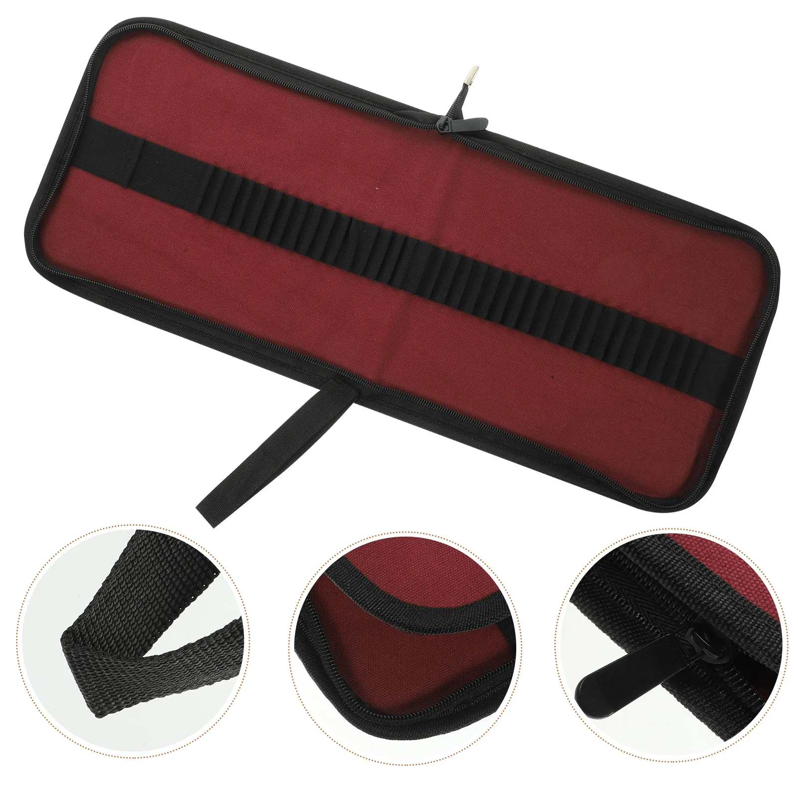 

1Pcs Canvas Pencil Bag Large Capacity Foldable Organizer for Drawing Pencils Pens Markers Art Supplies Storage Pouch