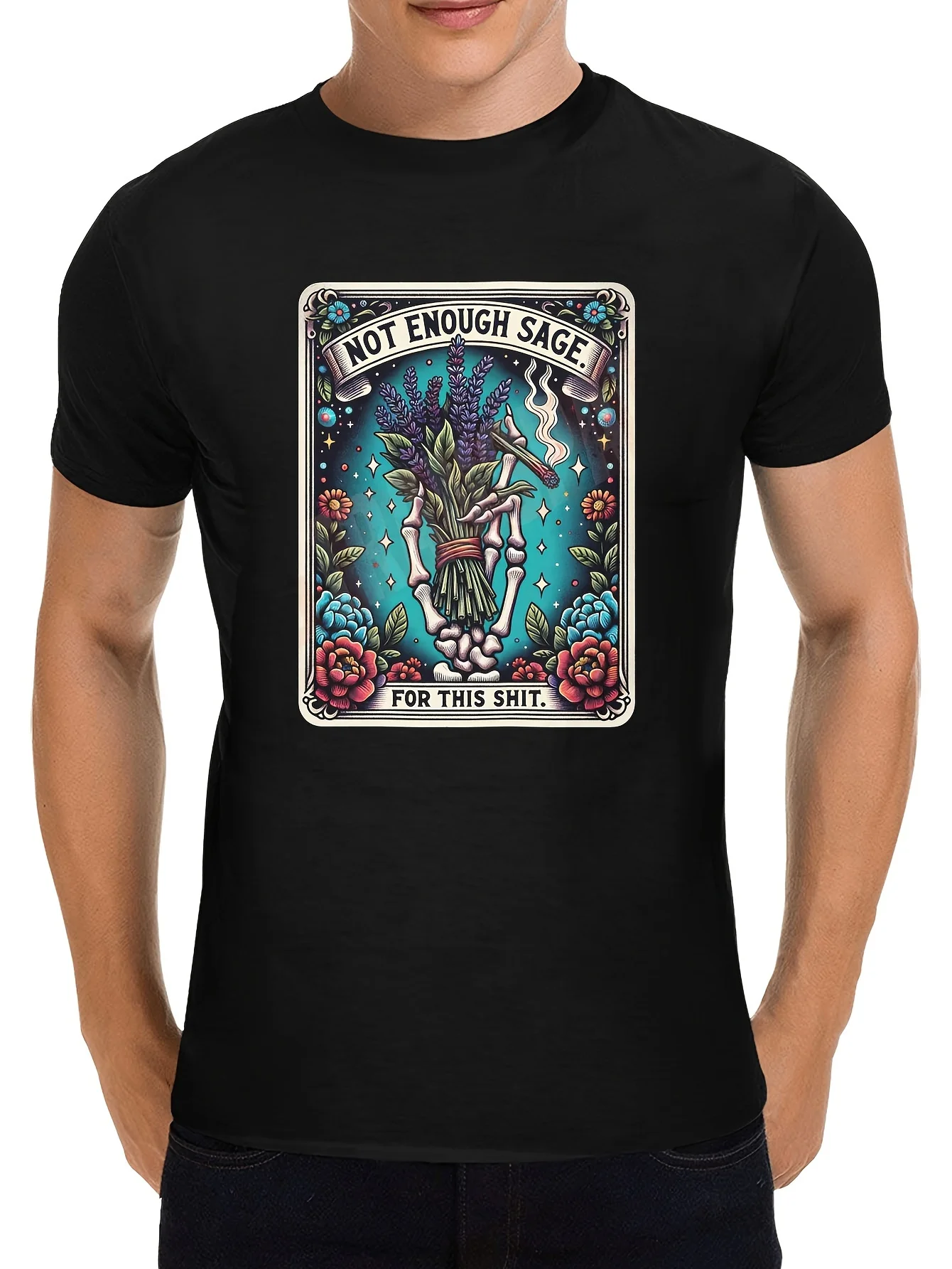 

Men's Creative Graphic T-Shirt Not Enough Sage Wi Flopen in New Tab