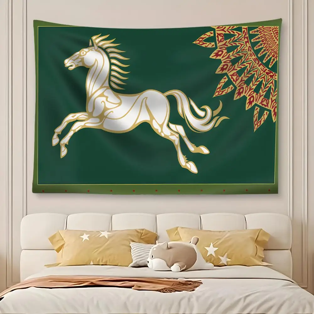 The Kingdom Of Rohan Tapestry Custom Living Bedroom Party Dormitory Interior Wall Bohemian Decoration Attached Clip