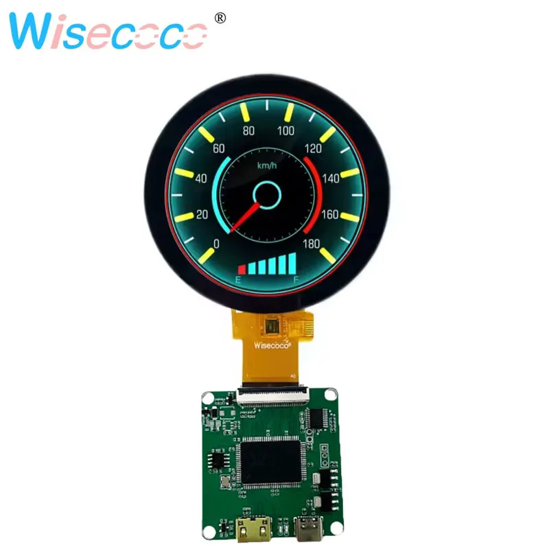 2.8 Inch IPS 480*480 Round Display TFT Touch LCD Driver Board IC SPI RGB 40 PIN Screen Wisecoco ST7701S