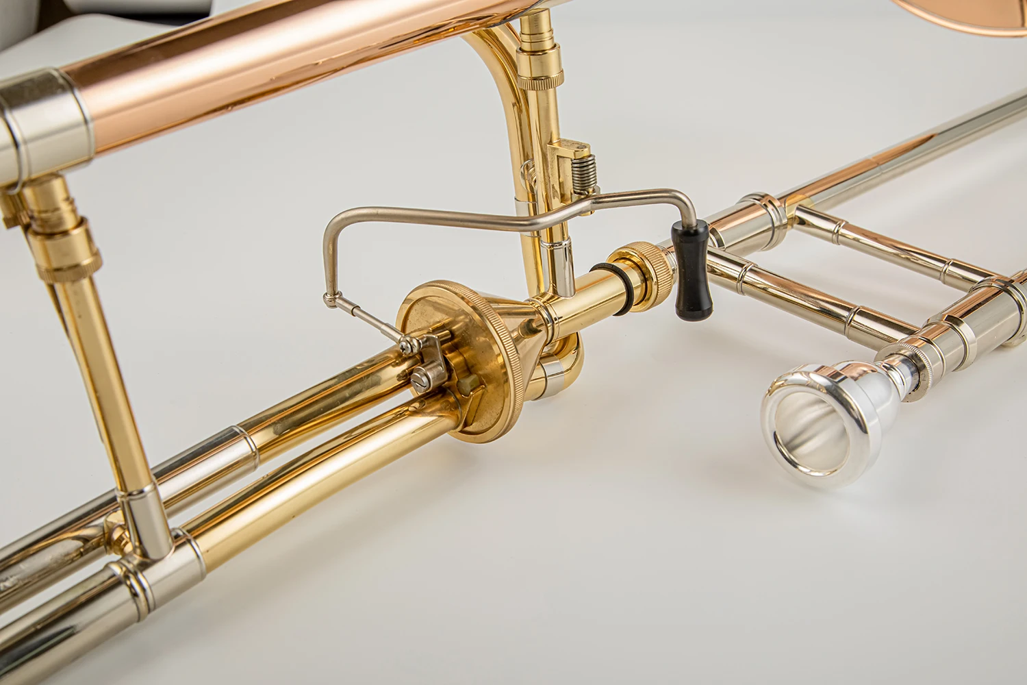 42BO Professional B/F Modulated 42BO tenor trombone Clear Lacquer Modulated trombone F key nickel silver brass outer inner tube