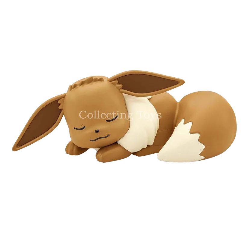 本物のバンダイポケモン睡眠ポーズシリーズアニメフィギュアコレクターとファンのためのデスクトップ装飾子供のおもちゃかわいい人形モデル