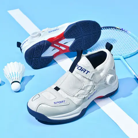 배드민턴 신발 남성용 미끄럼 방지 쿠셔닝 신발 고품질 테니스 신발 야외 스포츠 프로 운동화 남녀 공용