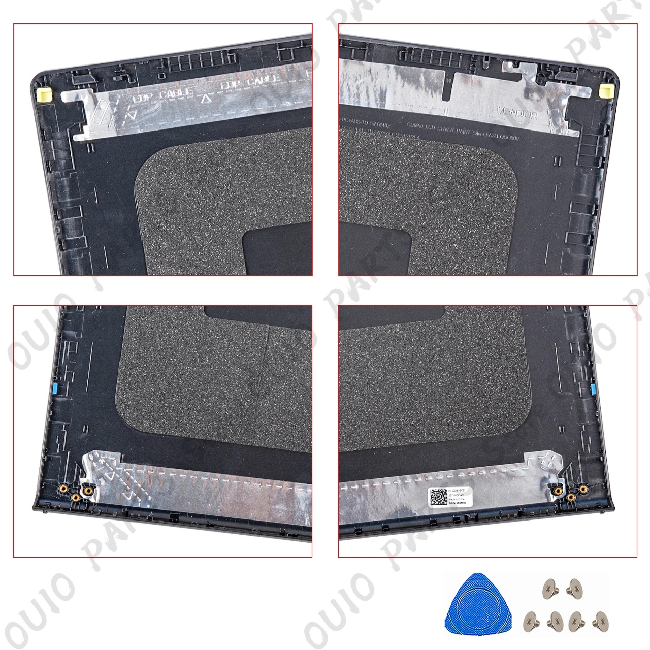 Parts For Inspiron 15 3510 3511 3515 3520 3521 3525 LCD Back Cover Bezel/Hinges hinge cover Repair 15.6inch 0DDM9D/0T4MT1/00WPN8