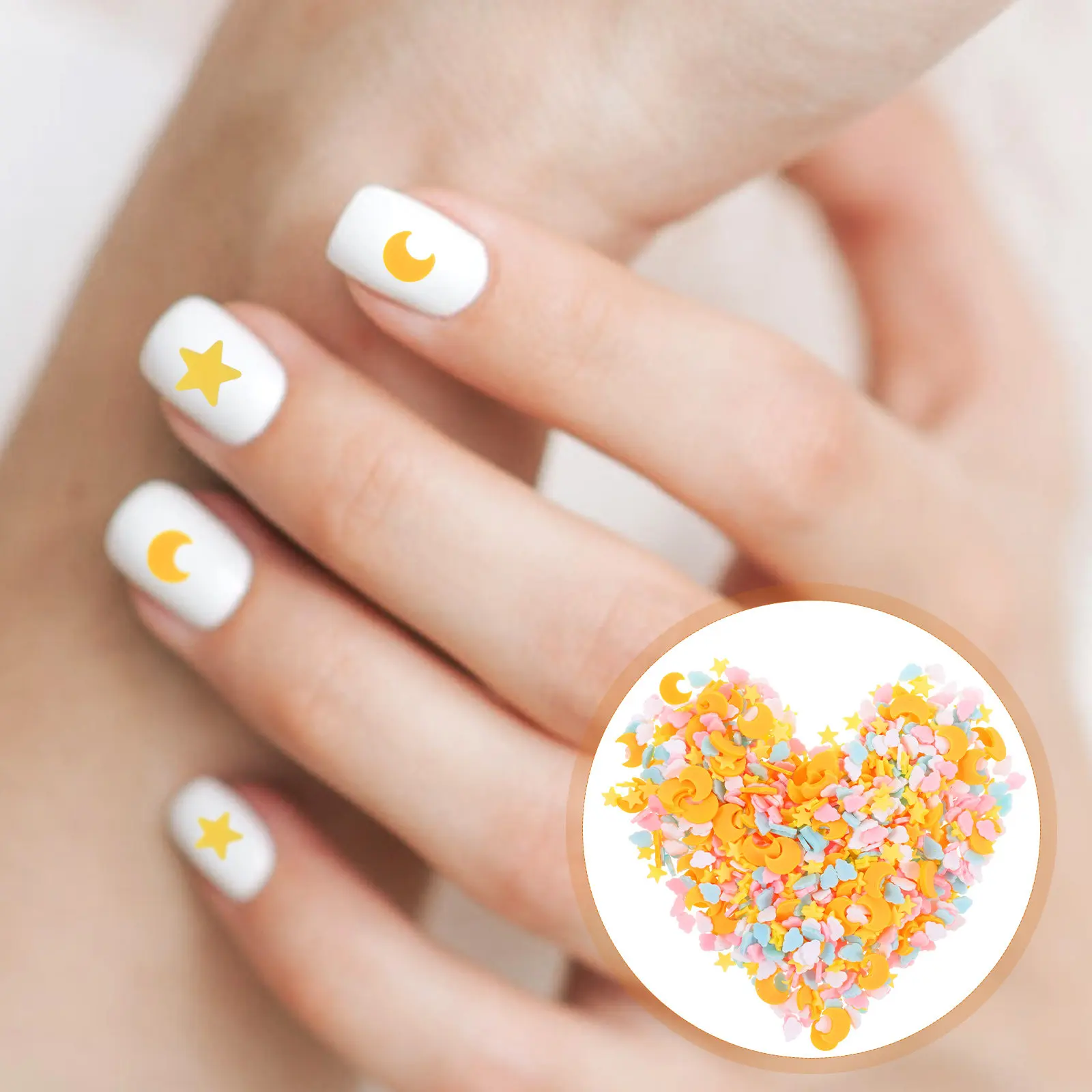 

Polymer Clay Nail Art Ornament Phone Case Decor Polymer Slices Clay Slices DIY Nail Decoration Supplies Phone Case Decor