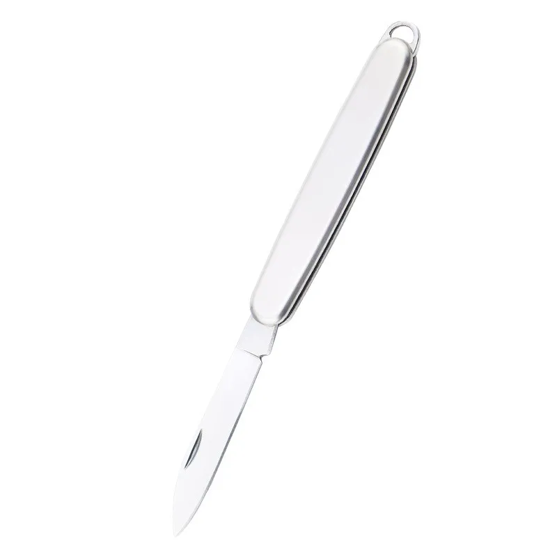 Folding Fruit Knife Camping Kitchen Sharp Mini Folding Stainless Steel Pocket Outdoor Pocket Practical Travel Mini Faca Inox