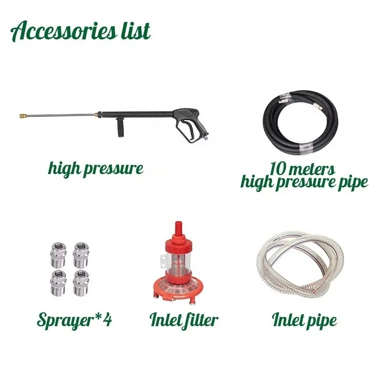 500Bar 37P High Pressure Cold Water Cleaning Drain Washer Sewer Cleaning Machine New