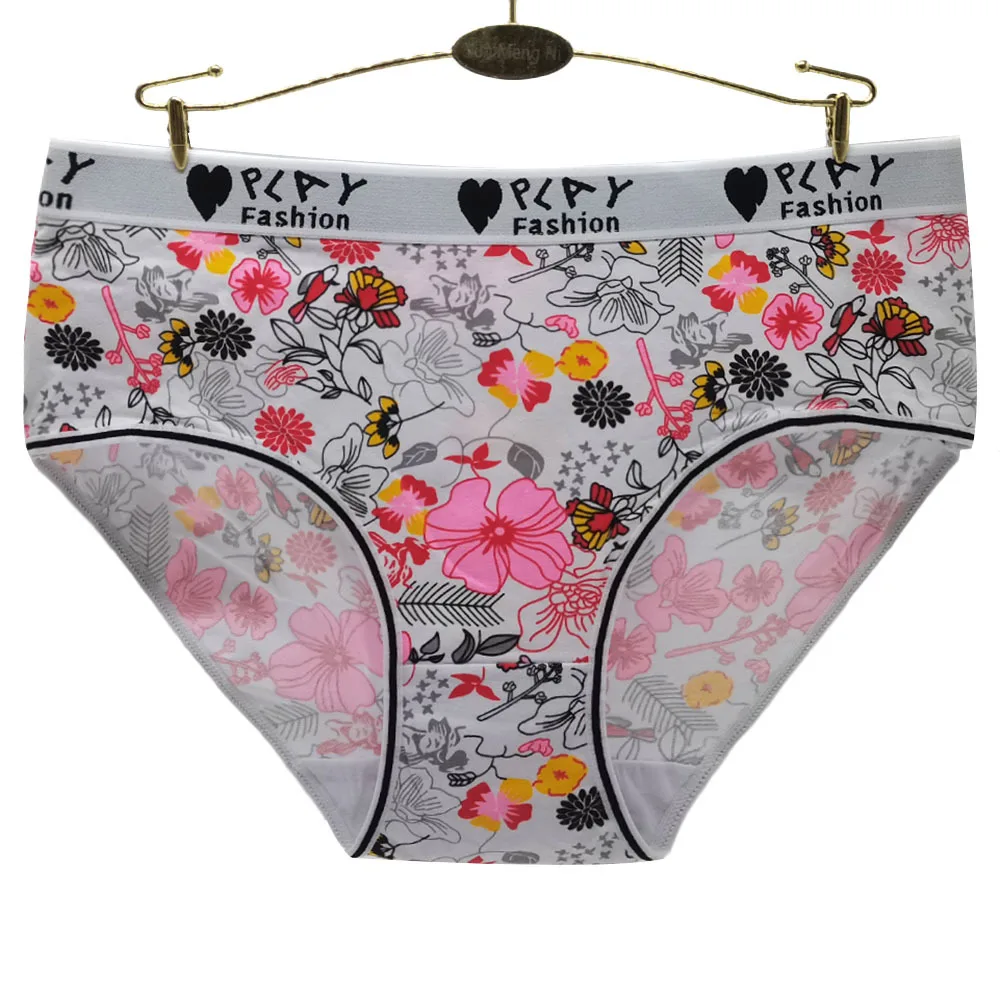 Hot Selling 1pc/Lot 2XL/3XL/4XL Cotton Briefs Mummy Plus Large Size Lady Panties Big Yards Women Underwear Waist 89642