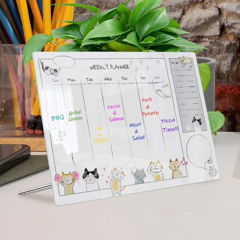 1set-erasable-acrylic-note-board-weekly-planner-clear-memo-board-for-office-kitchen-fridge-desk-wall-mount-writing-accessory