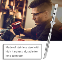 7 Types Mini Stainless Steel Soldering Iron Tips Replacement Good Heating Performance Easy Using for for TS100 Soldering Iron