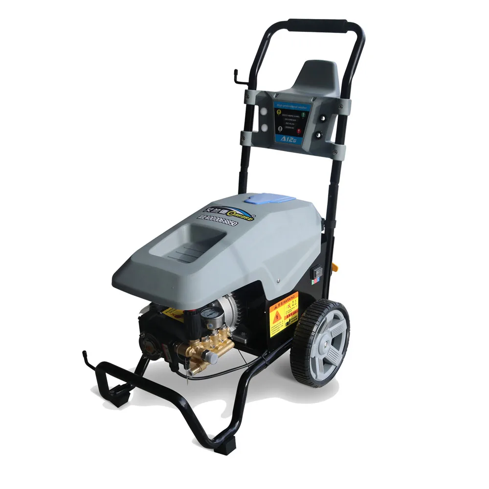 Electric Mini Portable Car Wash Machine with Stainless Steel Trolley 3200W High Pressure 15MPa for Car Maintenance