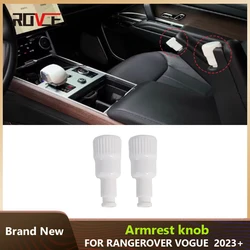 ROVCE Amrest Knob Car Gear Head Shift Knob Handle Cover for Land Rover Range Rover Vogue 2023 SV Sticker Car-styling