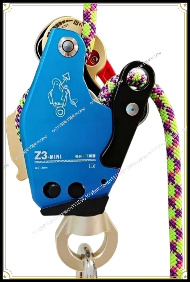 Z3mini Tank Electric Lift Hoist, Rope Climbing Crane for Door Window AC Installation Aerial Work