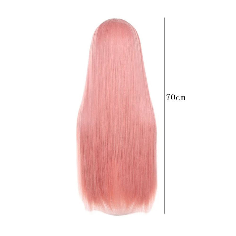 Anime Cosplay Haruno Sakura Perücke Lange Gerade Rosa Synthetische Haar Peluca Für Frieren Festival Rolle Spielen Requisiten
