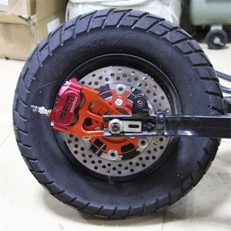 Pinzas de freno trasero para modificación de motocicleta RPM + Kit de soporte adaptador de bomba de freno de disco de 220mm para Yamaha Aerox Jog BWS MBK Nitro