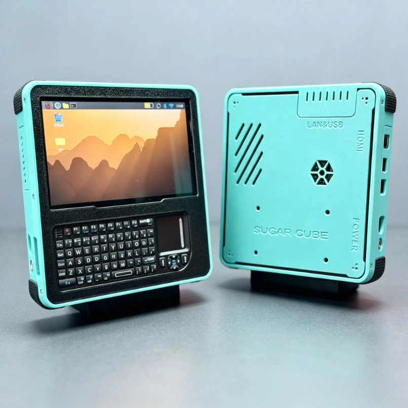 Fangtang 2.0 Handheld Console Custom Dual Mode with 7-inch IPS Touch Screen Linux System Raspberry Pi4/Pi5 Series Motherboards