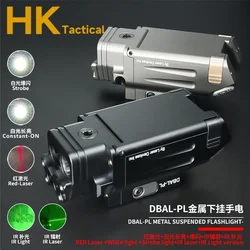 Tactical DBAL-PL SBAL Scout Light IR Flashlight Red Laser IR Fill Light LED Strobe Hanging Aiming Indicator 20MM Laser Pointer