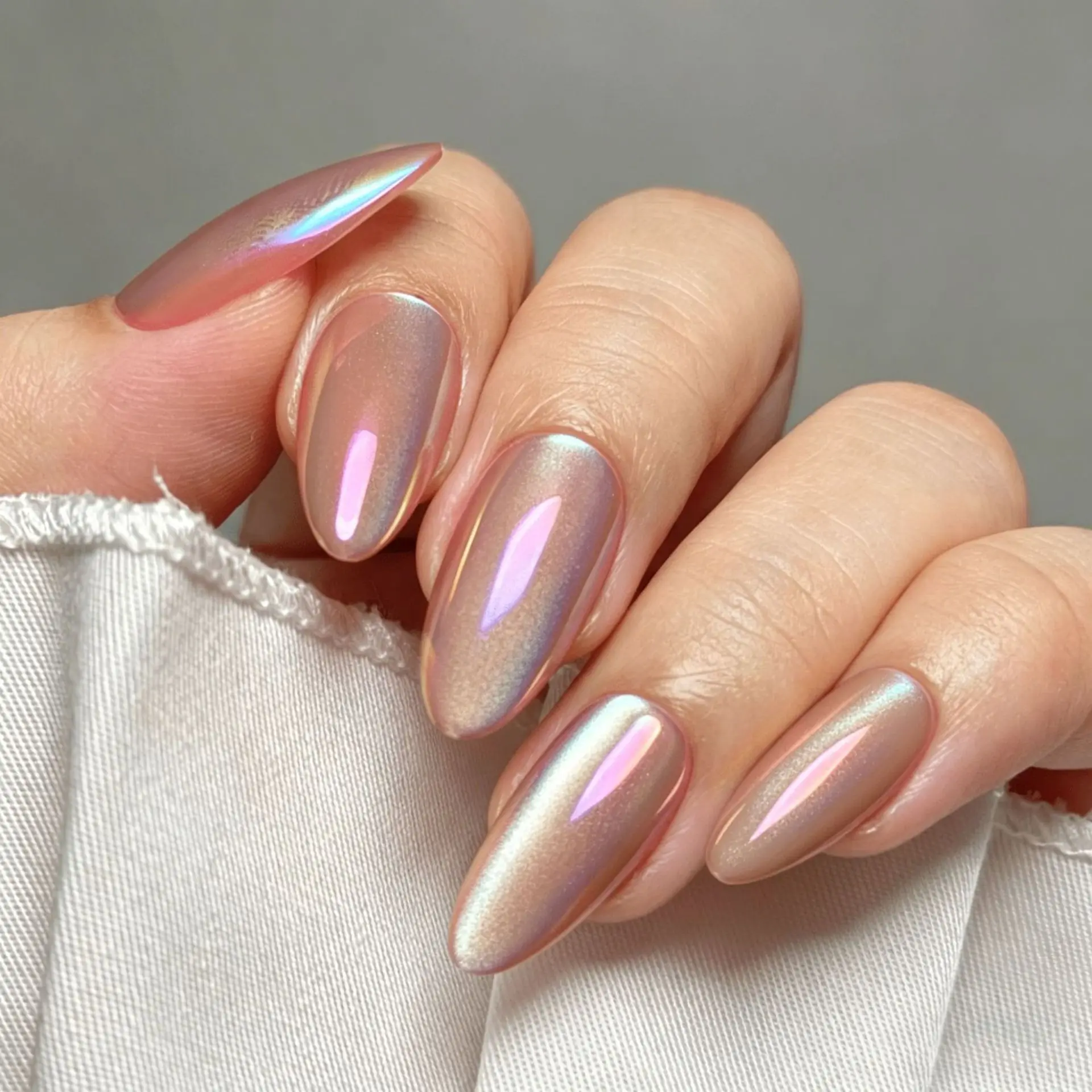 

Symphony Electroplating Wearable Nail False Nail Finished Almond Nail Patch Wearable Nail Art