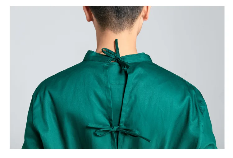 Halbe Packung grünes OP-Kleid reine Baumwolle Unisex Krankenhaus Operations saal OP-Kleid Zahnklinik Stomatologe Overalls