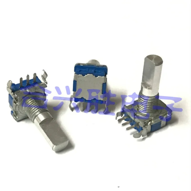 1Pcs EC11 Type Horizontal Rotary Encoder 20 Positioning 20 Pulse Car Navigation Audio Digital Potentiometer Without Switch