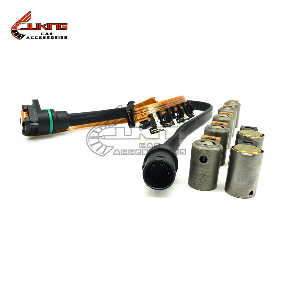 01M 01N 01P Transmission Solenoid Valve w Internal Harness 75446RFK 01M325283A 01M927365 For Audi A3 VW Skoda Golf Jetta Passat