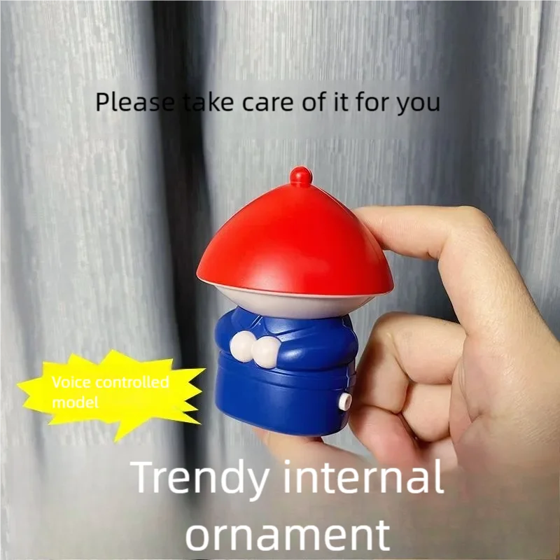 Ornamento antistress a comando vocale, servitore saluti con effetti vocali, ornamento antistress divertente e divertente, adatto per Natale, Festival di Primavera, Capodanno, Halloween, Pasqua, Compleanni e altre Occasioni