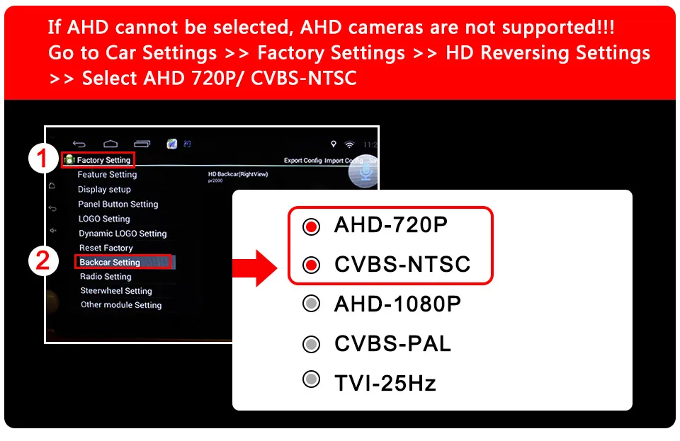 AHD 1080P 180 Grad Auto Reverse Kamera Für Audi A1 A3 A4 Fahrzeug Für VW Skoda Octavia A5 A7 3 Superb Schnelle Yeti Fabia 2 Roomster – Detail 10