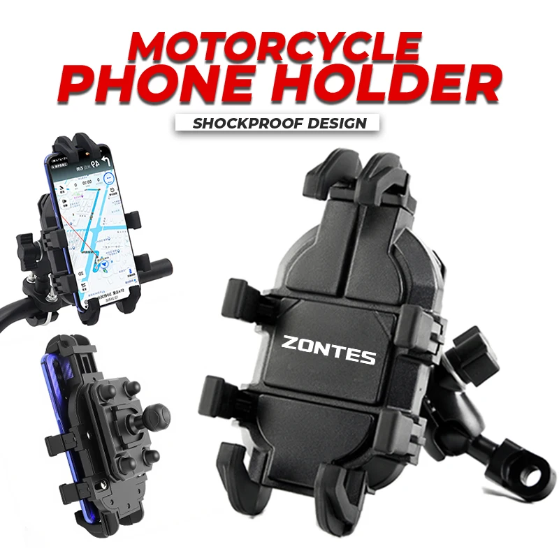 

Mobile Phone Holder GPS Stand Bracket Motorcycle Accessories For Zontes V310 M125 T2 350 T350 D125 310V G1 125 Accessories